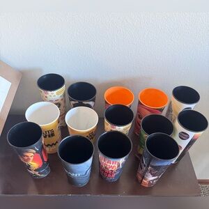 14 Colorful Movie-Themed Cups Set